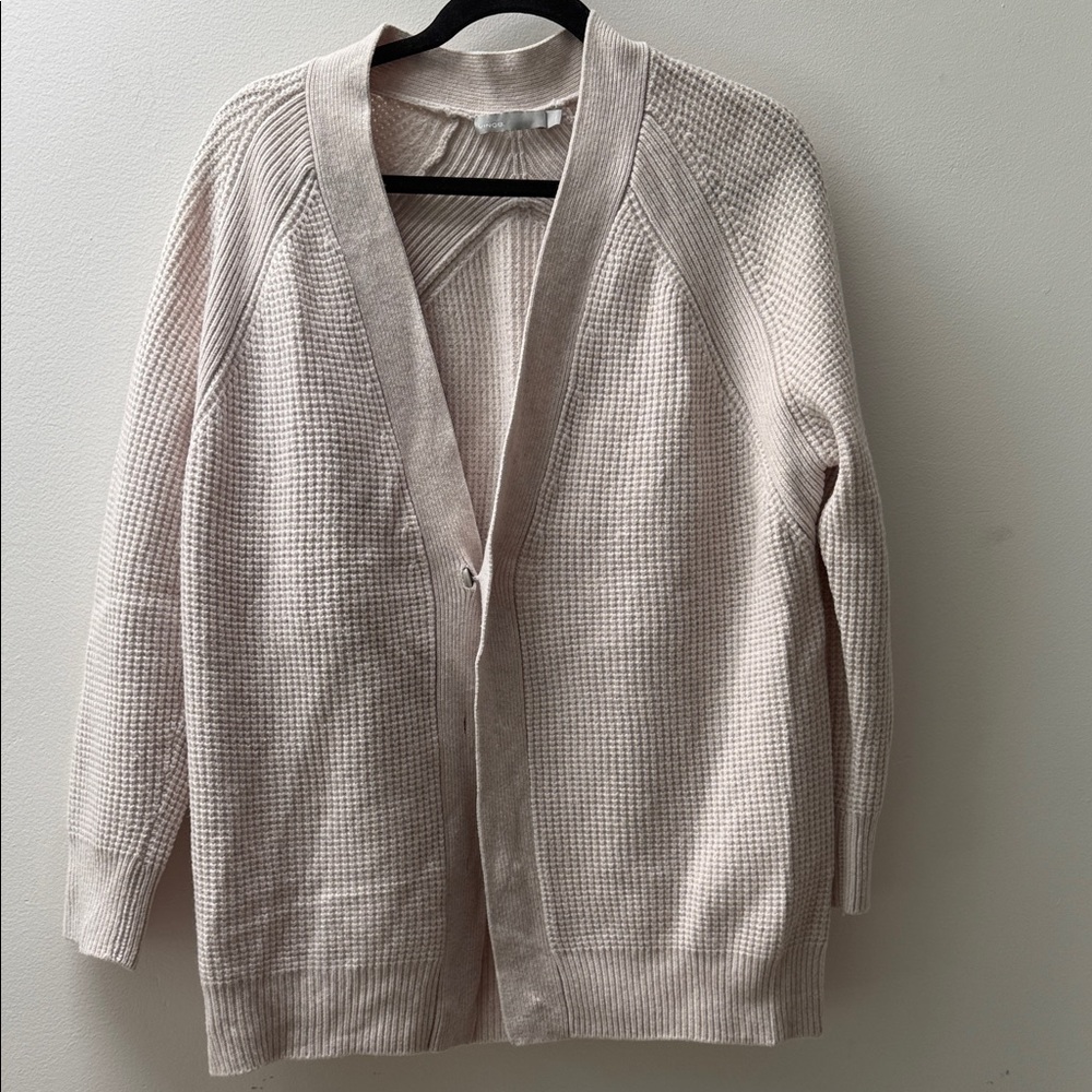 Vince Light Beige Knit Cardigan 70% wool